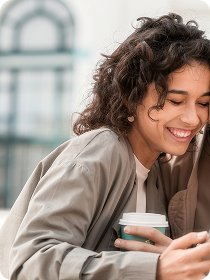 Smiling woman